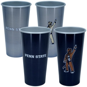 color changing cup with Penn State and Nittany Lion Mascot
